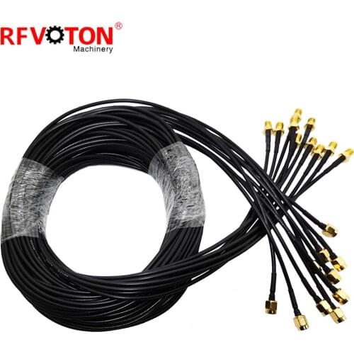 Free shipping 3meters RF Cable Assembly SMA type SMA male plug to SMA female socket for RG174 Coaxial pigtail Cable