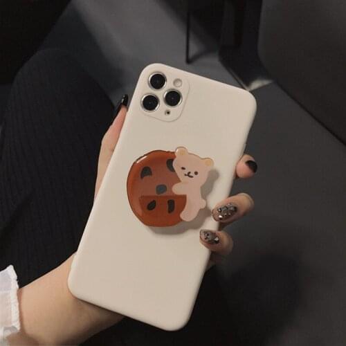 Phone case Cartoon mobile phone shell for iphone11 XR XS 7/8/SE 2020 11pro Xs 7p/8plus X/Xs Biscuit Bear All Inclusive