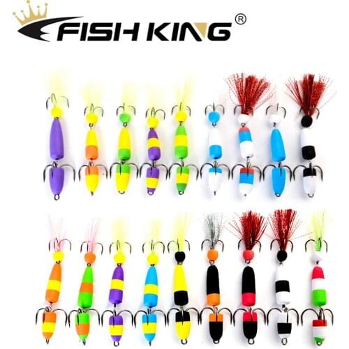 FISH KING Mandula Hot Sale Fishing Lure Soft Lures Foam Bait Swimbait Wobbler Bass Pike Lure Insect Artificial Baits Pesca