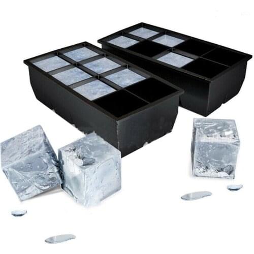 Big Cube Giant Jumbo Large Silicone Ice Cube Square Maker Tray Mold Mould