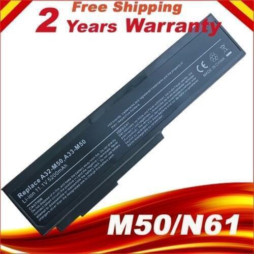 HSW Special price Laptop Battery For Asus N61 N61J N61Jq N61V N61Vg N61Ja N61JV N53 M50 M50s N53S A32-M50 A32-N61 fast shipping