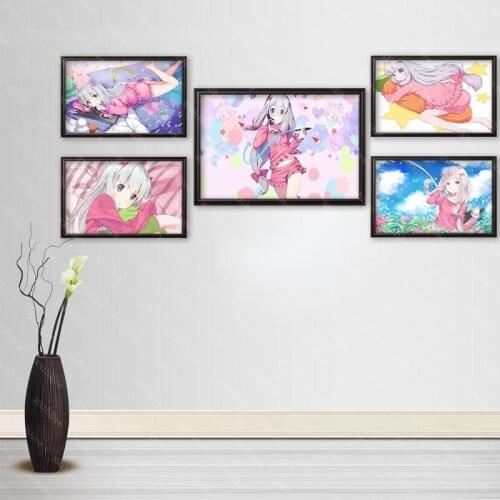 Canvas Painting Anime Wall Art Eromanga Sensei Posters And Prints Wall Pictures For Room Decoration Home Decor Customizable