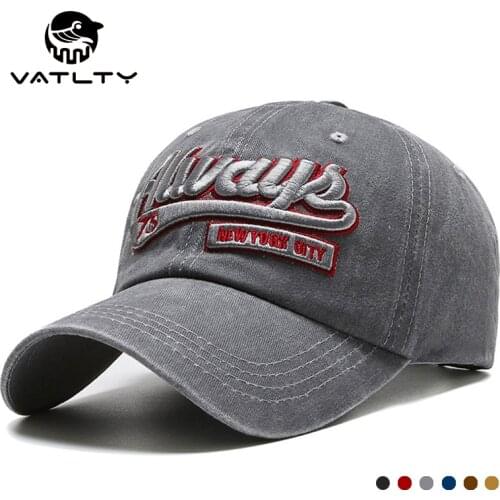 VATLTY Fashion Hats For Men Natural Cotton Letter Embroidery Breathable Summer Cap Streetwear Style Hip Hop Cap Trucker Hat