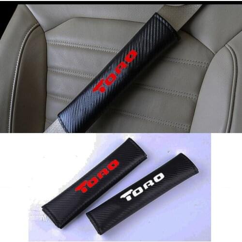 PU Fashion Car Seat belt shoulder Pads Car Seat Belt Cover for Fiat Toro