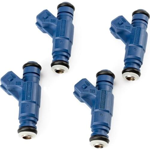 Set of 4 New Fuel Injector Nozzles for Volkswagen Passat for Audi A4 Quattro 1.8L I4 0280156065 06B133551M Repair Kit