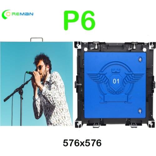 Coreman P6 outdoor led sign video wall 1/8 scan 192*192mm module 576X576mm empty cabinet full set Videotron
