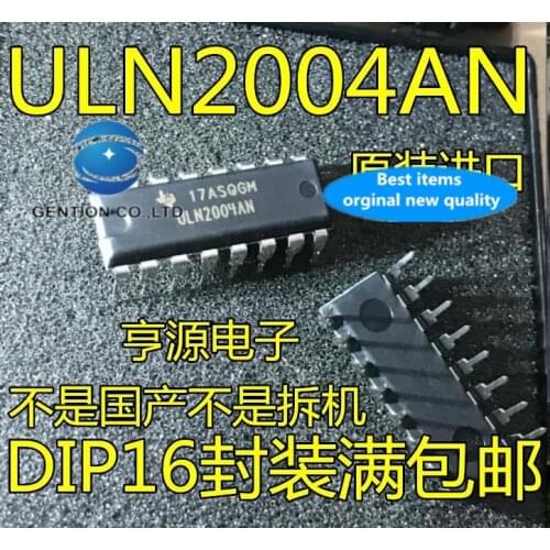 20 PCS 100% new and orginal real photo ULN2004 ULN2004AN DIP - 16 darlington transistor environmental protection