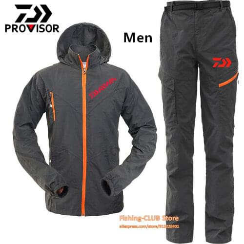 Daiwa Fishing Clothing Men women suits outdoor sports quick-dry clothes fast-dry Pants for mountain climbing with UV protection