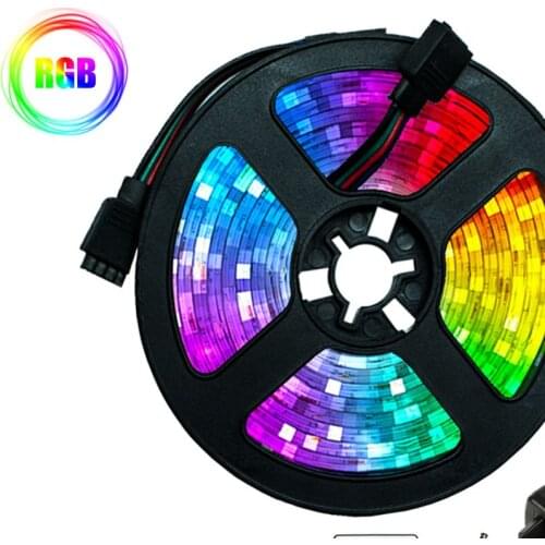 LED Strips RGB Tape Bluetooth SMD 5050 RGB NO Waterproof Luces Led 5m 10m 15m 20m Background TV Flexible Controller Christmas
