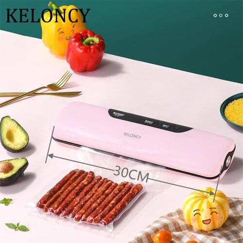 KELONCY Vacuum Sealer Storage in the Kitchen Vacuum Food Sealers With 10 Vacuum Bags Vacuum Motor for Products Degasser VS-8808