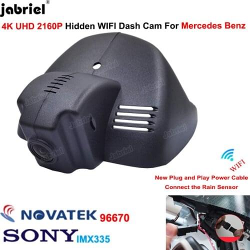 Plug And Play Hidden Wifi 2160P 4K Dash Cam Car Dvr Cameras Recorder For Mercedes Benz Smart 453 for Smart fortwo forfour 453