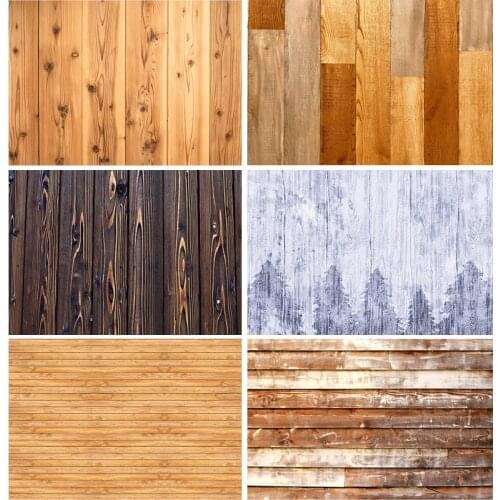 ZHISUXI Vinyl Custom Wood Board Photography Backdrops Props Wooden Plank Floor Photo Studio Background 20925CS-04