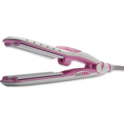 Diy Hairstyle Tourmaline Ceramic Plate Steam Curly Hair Straightener High Quality Hairpin Spray Splint Straight Hair Tool Salon