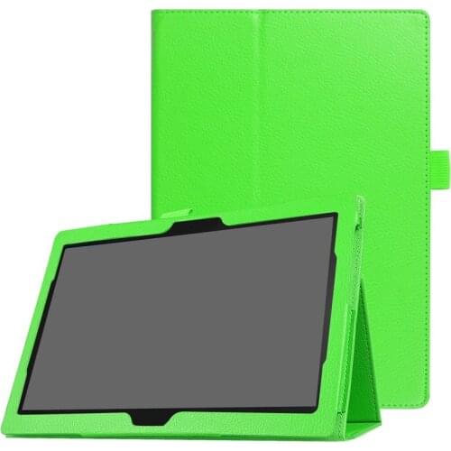 10.1" Slim Folded Stand Flip Cover Case for Lenovo Tab P10 10.1 TB-X705L X705F PU Leather For funda Lenovo Tab P10 Case TB-X705F