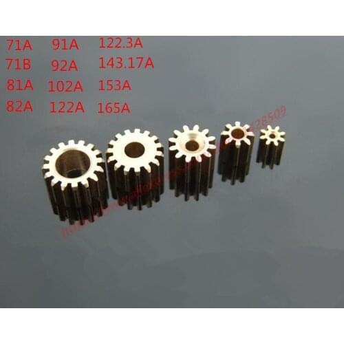 10pcs Copper gear brass gears mini shaft gear DIY Micro Motor and Gear Box Mating Parts