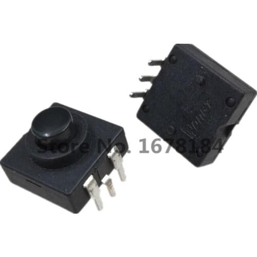 10PCS Flashlight Switch YT-CB1212-213YB CB1212-213YB CB1212-213 1212-213YB Push Button Switch ON-ON-OFF
