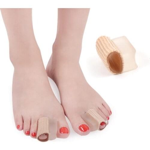 120Pcs/Lot SEBS Bunion Little Feeding Toe Separator Elastic Fiber Gel Thumb Valgus Big Foot Bone Toe Spliters Manicure HA2194