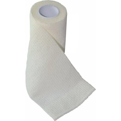 24Pcs Self Adhesive Elastic Bandage Grip Wraps Roll White Color 7.5cm*4.5m Security Protection Nonwoven Sports Tape