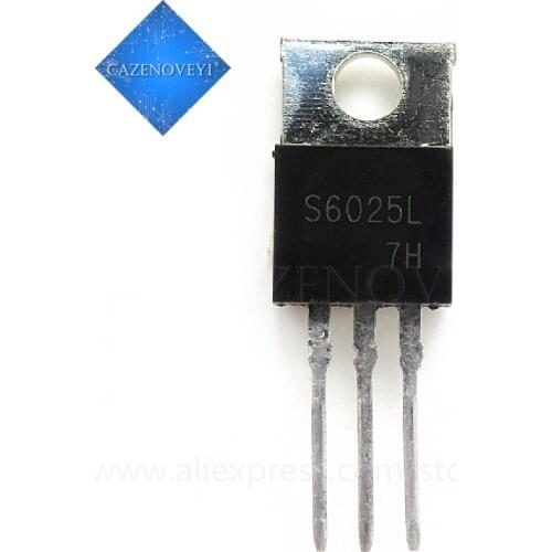 5pcs/lot S6025L S6025 TO-220 25A 600V In Stock