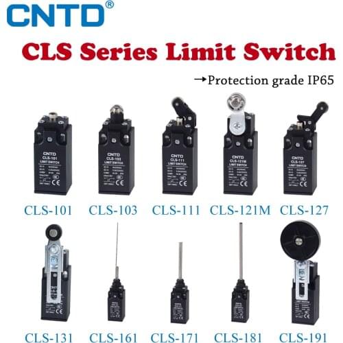 CNTD CLS Series Travel Limit Switch 1NO1NC 10A 250V Ip65 CLS-101 CLS-103 CLS-111 CLS-121 CLS-127 CLS-131 CLS-161 CLS-171 CLS-181