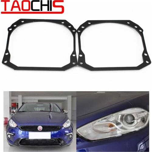 Taochis Car Styling frame adapter DIY Bracket Holder for Fiat Ottimo 2014 2015 Hella 3r 5 Projector lens