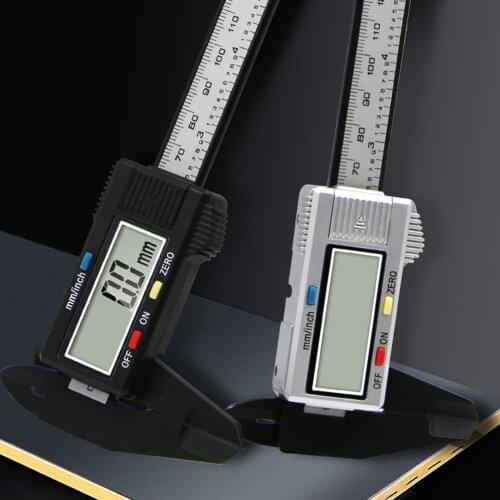 0-150mm Calipers LCD Electronic Digital Vernier Calipers Card Ruler Micrometer Measuring Tool Depth Pitch Measuring Instruments