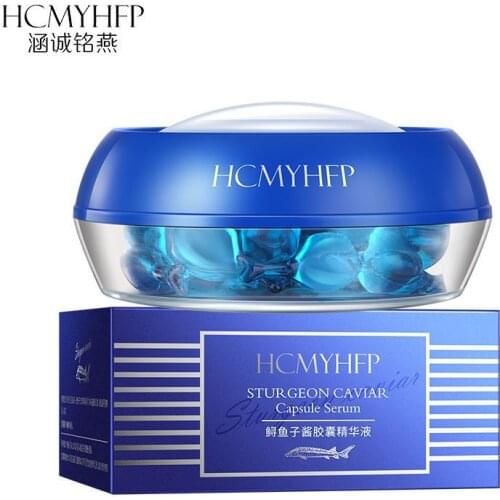 Face Serum Capsule Anti Aging Essence 30PCS Caviar Skin Care Products Liquid Female Remove Winkle Serum Facial