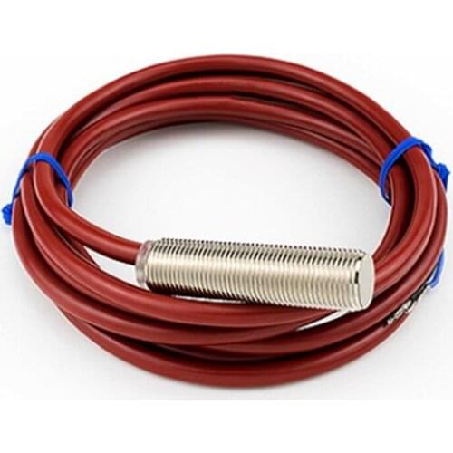 M12 Circular high temperature resistance 120C degree proximity switch sensor three wire NPN Normally open metal induction switch