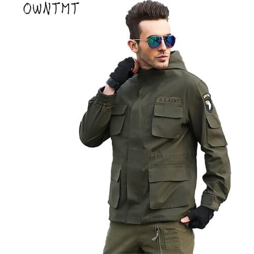 M65 UK US Army Clothing Tactical Windbreaker Men Winter Thermal Flight Pilot Coat Hoodie Military Casual Air Force Flight Jacket