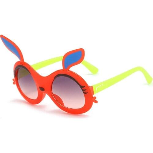 Lovely childrens Sunglasses personality cartoon Sunglasses childrens Sunglasses decorative glasses long ear rabbit Sunglasses