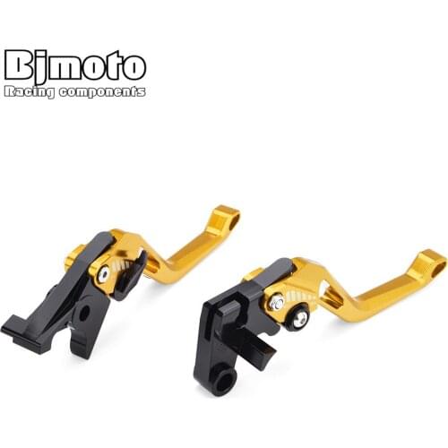 BJMOTO CNC Motocross Brakes Lever Sets Motorcycle Aluminum Adjustable Brake Clutch Levers For Suzuki SV650 99-09 DL650/V-STROM