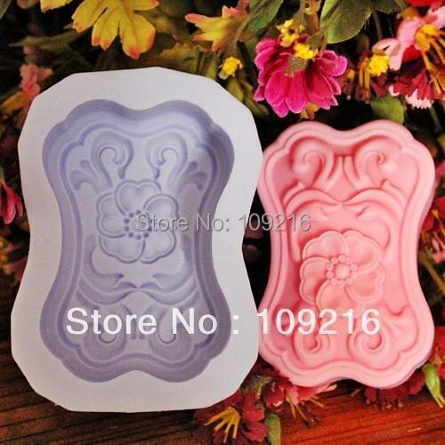 Wholesale!!!1pcs Short Vine and Flower(R1060) Silicone Handmade Soap Mold Crafts DIY Mold