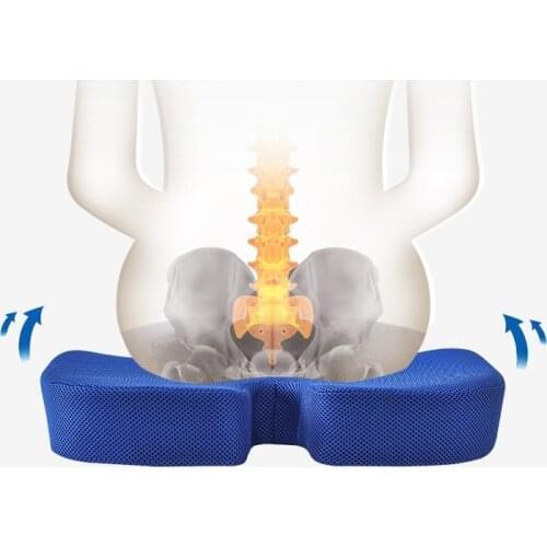 Summer Gel design Seat Cushion Orthopedic Pillow Coccyx Chair Cushion Hip Car Seat Wheelchair Hips Massage Vertebrae Seat Pad