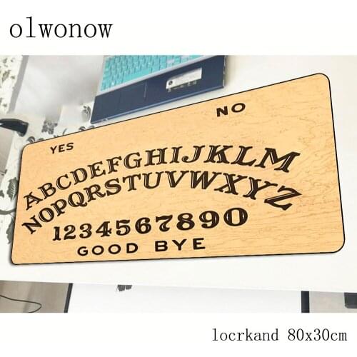 Ouija board mousepad 80x30cm Personality gaming mouse pad big gamer mat Customized computer desk padmouse keyboard play mats