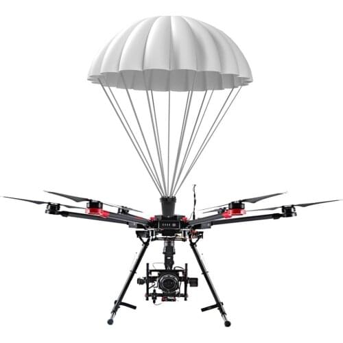 Fly Dragon Drone parachute system for commercial drone safety 10-100KG load capacity