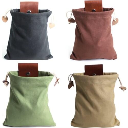 Food Waist Pack Foraging Bag Food Storage Waist Bag Outdoor Camping Hiking Fruit Berry Drawstring Waist Pack Outdoor Tool Bag