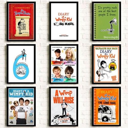 Home Decor Poster Wall Art Print Hot Diary of a Wimpy Kid Hotel Movie Classic Comic Gift Painting Bedroom Picture Modular