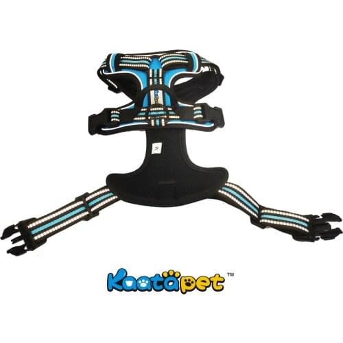 Pet Dog Harness 3M Reflective Collar Harnesses For Dogs Pets Service Dog Adjustable Soft Dog Harness for Outdoor Training Travel