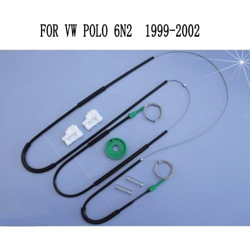 CAR FRONT RIGHT DOOR SIDE WINDOW REGULATOR REPAIR KIT FOR VW POLO MK3 III 6N 6N2 4/5 DOOR 1999-2002