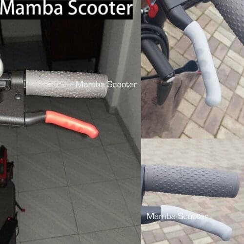 Handle Grips for Xiaomi Mijia M365 Electric Scooter Skateboard Brake Handle Bar Grips Fixed Gear Silicone Protective Case Cover