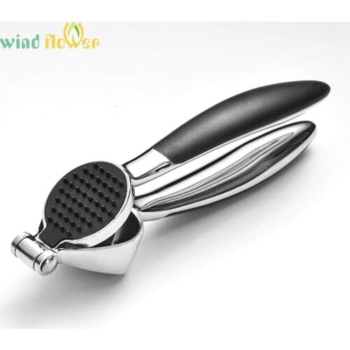 Manual garlic press garlic peeler zinc alloy garlic press kitchen gadgets Extended handle garlic chopper kitchen tools gadgets