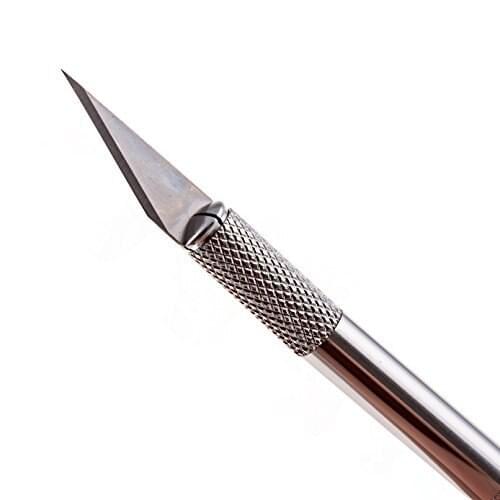 Precision Hobby Cutting Caving Knife Sculpture Tools Paper Crafts Cutting With 5 Spare Blades