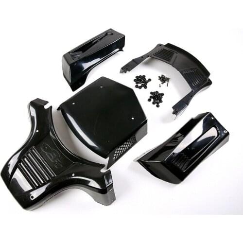 Rovan RC CAR parts 1/5 scale LOSI 5T new injection molding strong Body set 87100-02 black