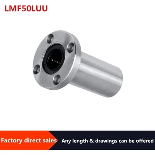 1pc LMF50LUU Long Type Round Flange Linear Bushing linear Bearing for linear shaft CNC 3D printer