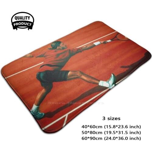 At Painting 3D Household Goods Mat Rug Carpet Foot Pad Swiss Professional Tennis Player Paul Meijering Australian Open