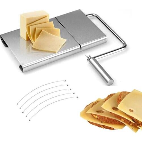 5-Pack Replacement Stainless Steel Cutting Wire Included Stainless Steel Cheese Slicer Kitchen Accessories Cheese Slicer