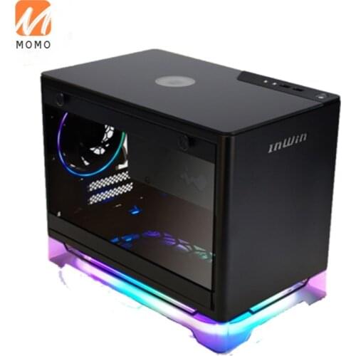 A1plus Mini MINI-ITX Small Chassis Desktop Computer RGB Side Transparent Wireless Charging