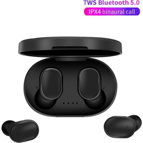 A6S TWS wireless Bluetooth earphones Waterproof earbuds Mini Music Headphones Noise Reduction Earpieces For Huawei Xiaomi iPhone