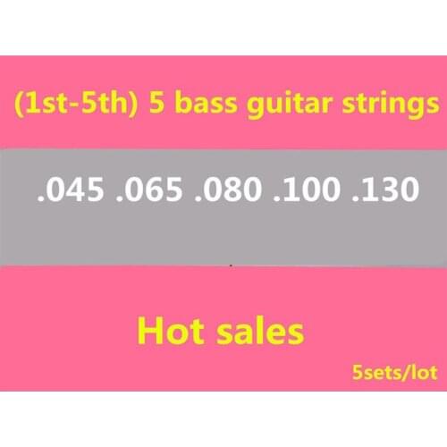 Electric bass guitar strings guitar parts bass guitar strings musical instruments accessories 1st-5th(.045-130)