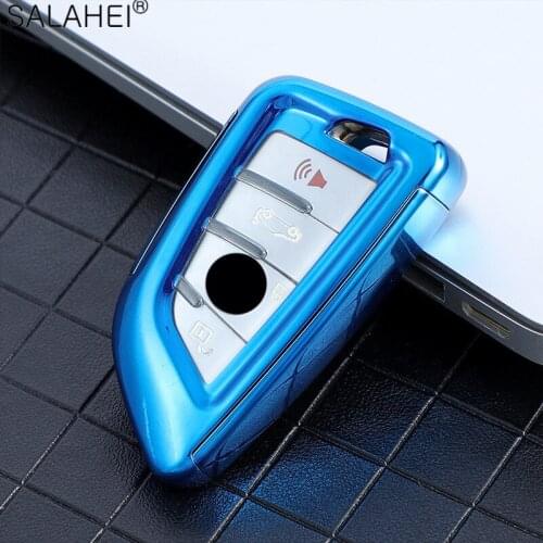 Wear Resistant Soft TPU Car Styling Key Case Key Cover Shell For BMW X5 F15 X6 F16 G30 7 Series G11 X1 F48 F39 Keyless Protector